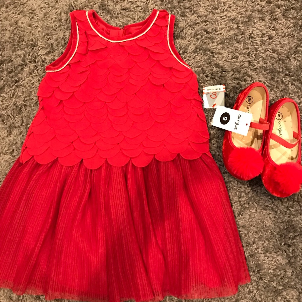 Cat and jack toddler holiday dress
